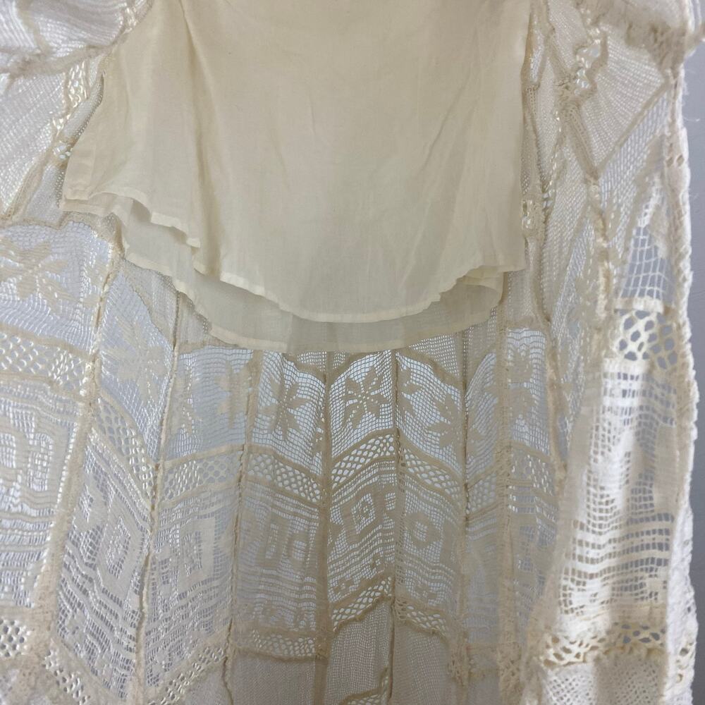 Free People Rebel Rebel Maxi Skirt - Ivory - Size Small - Picture 8 of 9